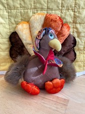 Vintage Kids Of America Corp Thanksgiving Turkey Plush 2000 READ Rare Turkey