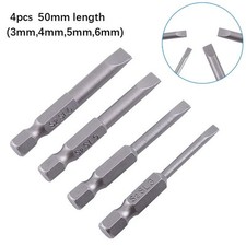 High Quality Screwdriver Bit Screw Driver Bits Slotted Head Alloy Steel