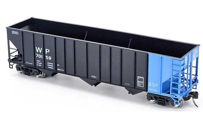 #ad Bowser HO Scale 100 Ton 3 Bay Open Hopper Western Pacific #70159 43546 $26.36