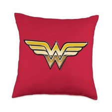 Golden Logo Throw Pillow 18x18