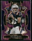 2025 Panini Select - Concourse Drake Maye #80 Purple Shock Prizm /699