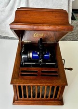 Rare Antique Original Edison Amberola Cylinder 30 Phonograph, BONUS 6 Cylinders!