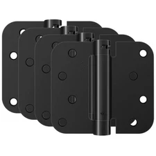 HOSOM Self Closing Door Hinges 4 Inch Spring Loaded Hinges Soft Close Door Hi...