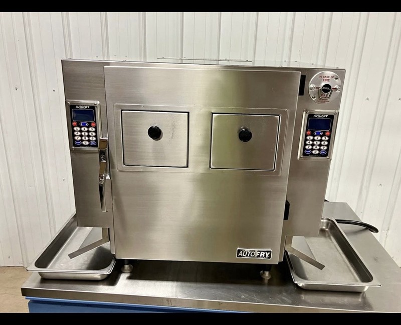 AutoFRY MTI-40C Double Basket 6 Gallon Automatic Self-Contained Ventless Fryer