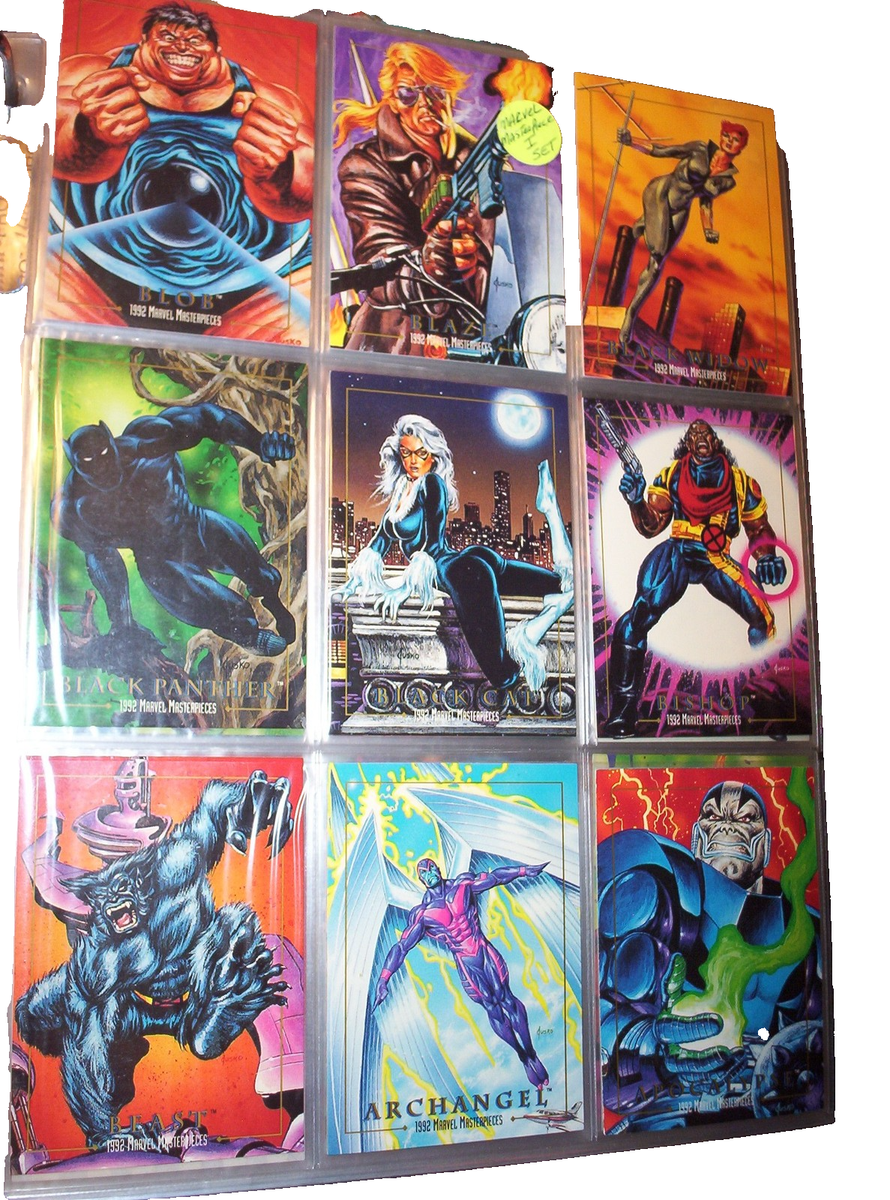 1992 1993 1994 MARVEL MASTERPIECES COMPLETE CARD SETS X-MEN JOE
