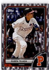 2023 Topps World Baseball Classic #13 Rubén Tejada Cracked Ice Foil #/99