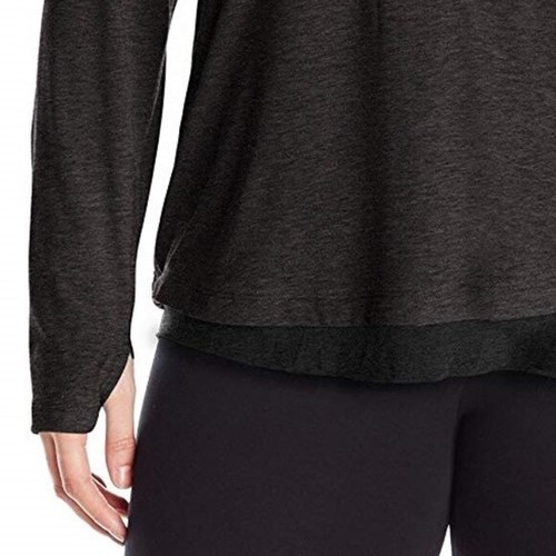 Nanette Lepore Play Women's Plus 1X Laser Cut Hoodie Hooded Active Top Black NWT - Picture 4 of 11