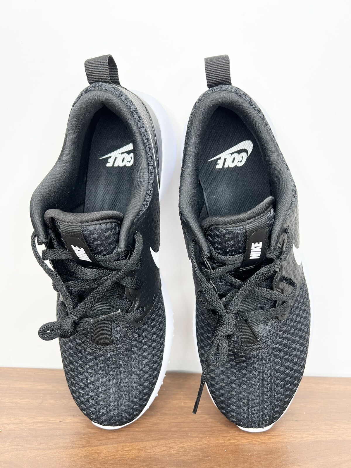Nike Roshe G Jr Golf Shoes Youth Kids Black White Size 6Y Women’s 7.5