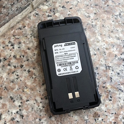 Do Baofeng Walkie Talkie BL-6R BF-UV6R 7,4V 1800mAh Wymiana baterii - Zdjęcie 3 z 5