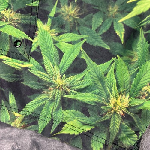 Spencer's Board Shorts Mens M Green Leaf Swim Trunks Drawstring Mesh - Picture 2 of 8