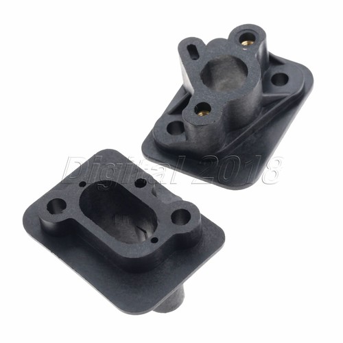 2x Plastic Intake Manifold 40-5 43CC 52CC Brushcutter Carburetor Connector Parts - Picture 2 of 12