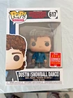 FUNKO POP! STRANGER THINGS DUSTIN SNOWBALL DANCE SDCC EXCLUSIVE #617 PROTECTOR