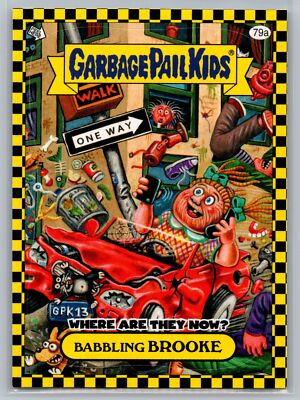 2010 Topps Garbage Pail Kids Flashback Series 1 #79a Babbling Brooke