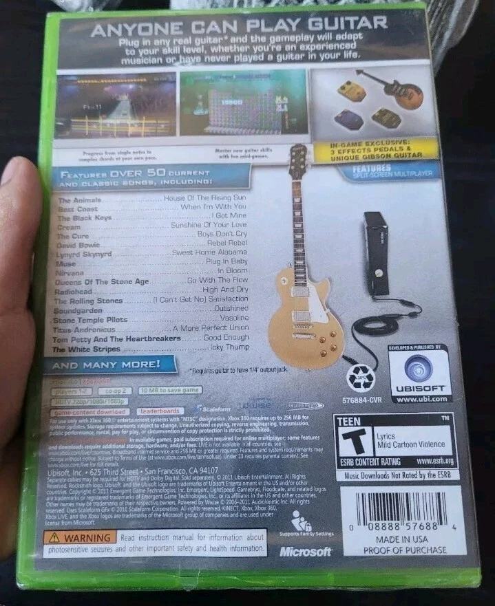 Rocksmith on Xbox 360 BEST BUY exclusive edition SEALED NEW retro Gaming  - Image 3 of 4