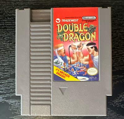 Original Nintendo NES DOUBLE  DRAGON Game - Very Good Condition