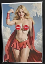 Supergirl - Naughty - Cover B - (NUDE) | Wicked Comic Books excl. 100 w/CoA