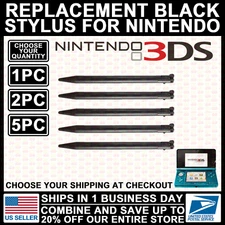 Stylus For Nintendo Original 3DS Black Plastic Pen Replacement "3DS" N3DS