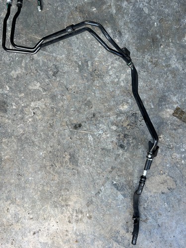 2012 AUDI R8 OEM FRONT POWER STEERING OIL COOLER RADIATOR W/ PIPE LINES HOSES - Picture 3 of 19