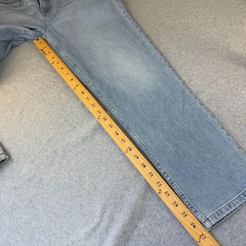 Jeans donna Everlane The Cheeky taglia 28 denim blu cielo alla caviglia vita alta nuovo con etichette - Foto 8 di 12