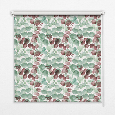 Montage An Der Wand Fenster Jalousie Schnurzug Easy fix Fensterrollo Efeu