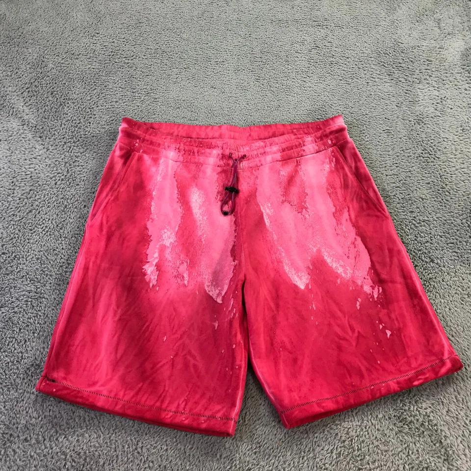 Pantalones Cortos Scotch & Soda Para Hombre Medianos Tie Dye Ombre Rosa Pantalones Cortos para Sudar Gimnasio Activo Foto 3 de 4