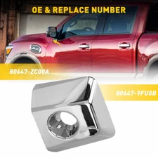 For Nissan Armada Left Exterior Chrome Door Handle Key Hole Bezel 80647-ZC00A PY