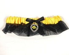 New University of Iowa Hawkeyes NCAA Elastic Lace Bridal Wedding Garter