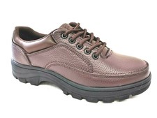 Vegace La Vega Men Brown Leather Eureka Walking Shoe Oil Slip Resistant 6506