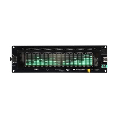 AUX Input Enabled AK2515 Music Spectrum Analyzer with Visual Effects Modes