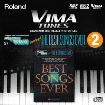 VIMA Tunes: More Of The Best Songs Ever Volume 2 w/ Artwork MUSIC AUDIO CD MIDI