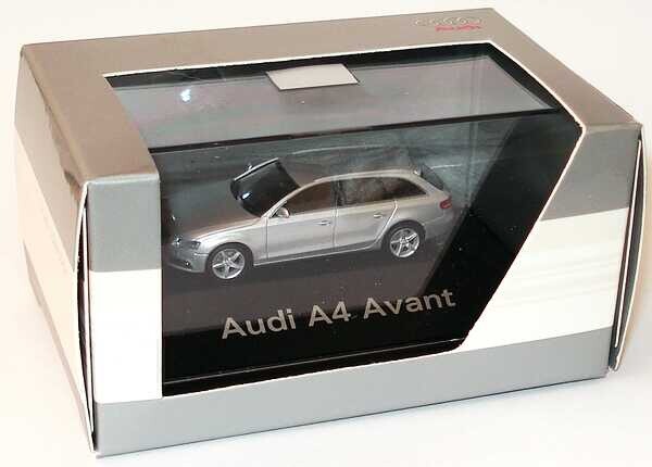 VERY RARE AUDI A4 B8 8K 3.2 V6 FSI AVANT ICE SILVER 1:87 HERPA