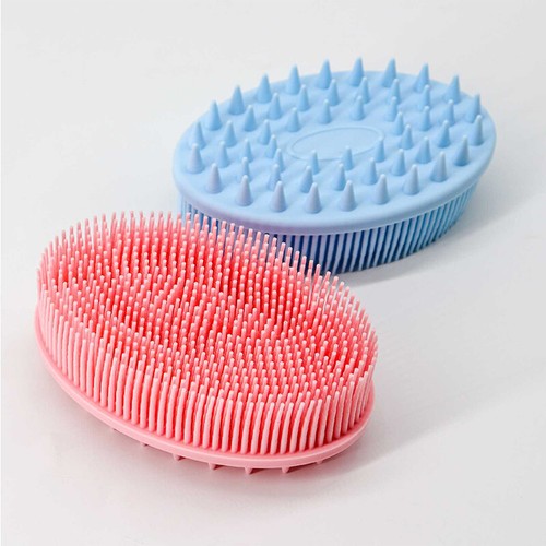 Silikon-Peeling-Körper-Luffa-Bademassage-Duschschrubber Spa-Weiche Bürste❀ 🔥 - Bild 9 von 30