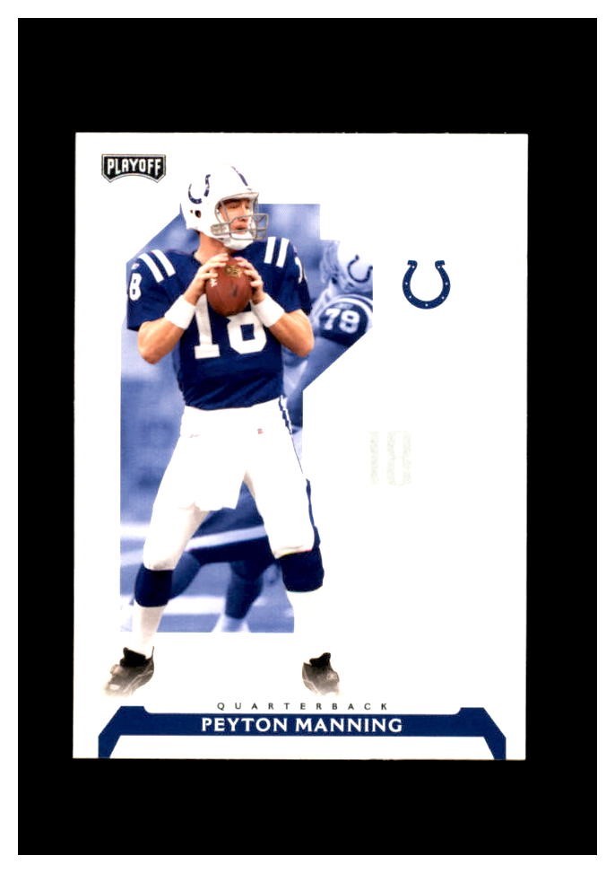 (45 Count Lot) 2006 Playoff NFL Playoffs  #45 Peyton Manning Indianapolis Colts