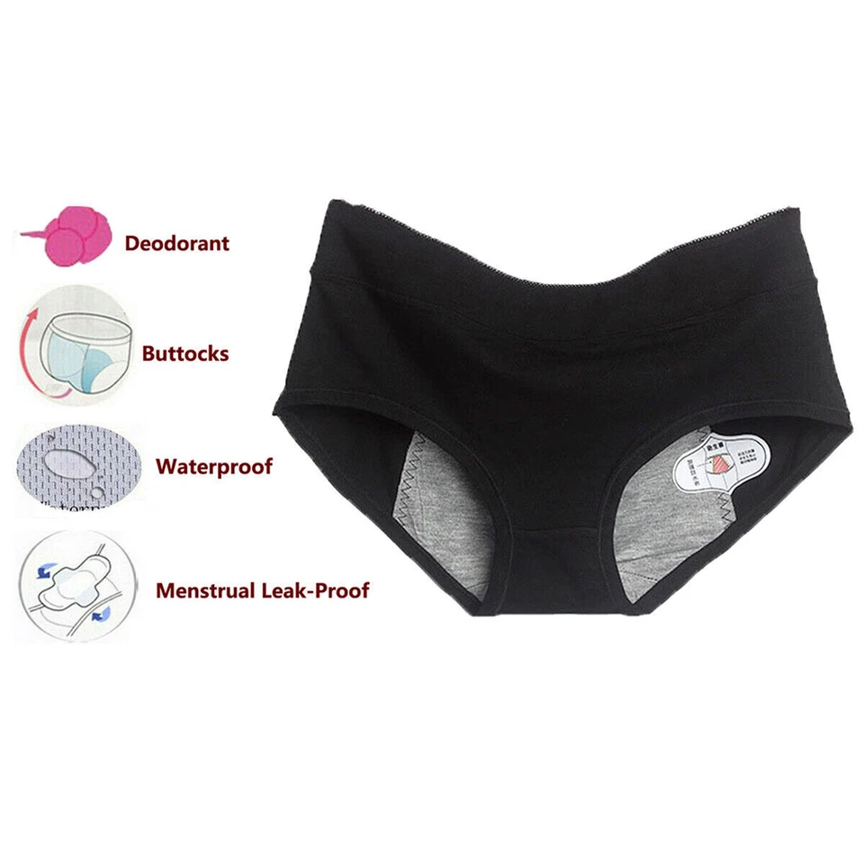 5Pc Women Everdries Leakproof Underwear Incontinence Leak Proof Protective Pants - Image 3 of 4
