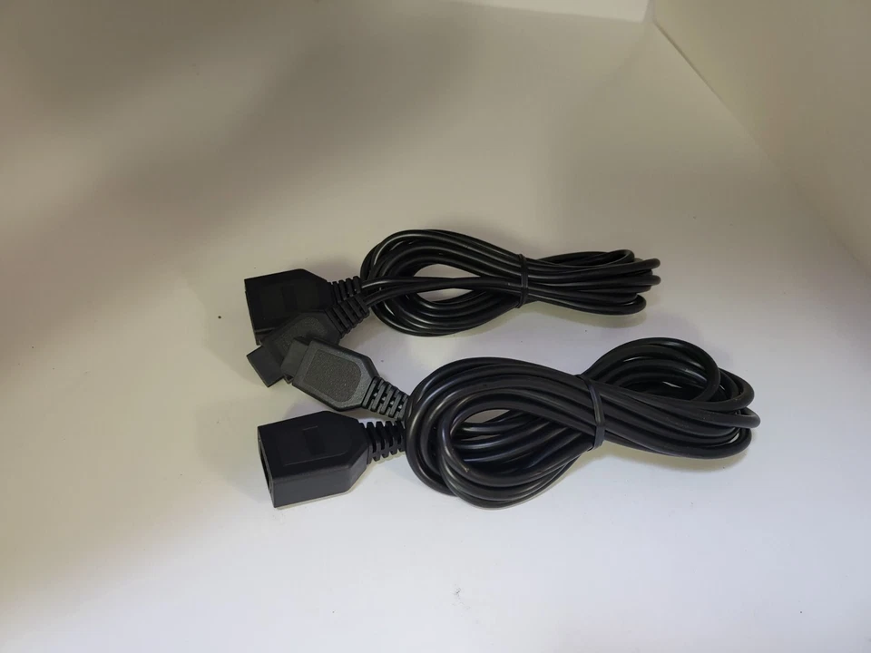 TWO (2)  NEW 10 Foot Extension Cables for Sega Genesis Controller Joystick  10FT - Image 2 of 3