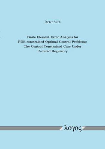 Finite Element Error Analysis for PDE-constrained Optimal Control ...