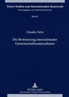 Die Besteuerung internationaler Gemeinschaftsunternehmen von Claudia Neitz (2008, Taschenbuch)