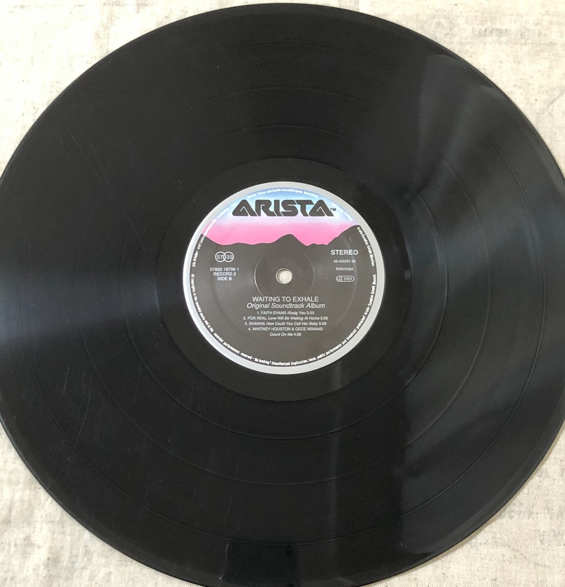 Waiting To Exhale OST Soundtrack 2LP 1995 EU Original