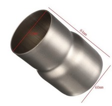 ADATTATORE  51-60mm MOTO SCOOTER QUAD SILENZIATORE MARMITTA SCARICO BOCCOLA