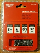 Milwaukee M18 10" Pole Chainsaw Replacement Saw Chain for #2825-21PS #49-16-2723