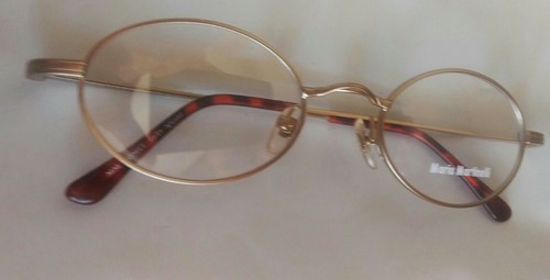 Y2K Mario Martinelli Brille Brillengestell COMET S/Gold Oval Vollrand 48-19 - Bild 6 von 8