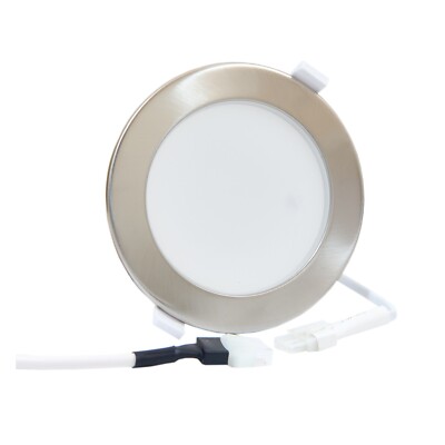 LED Downlight Light Matt Chrome 12W for Static Caravan Electrics Lights