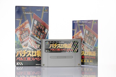 Pachi-Slot Monogatari: Paru Kougyou (JAP Import) Super Famicom Nintendo SNES