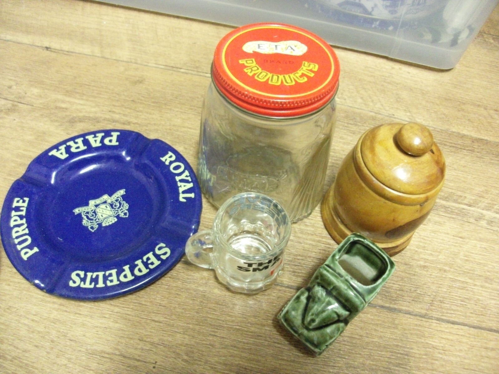 Vintage bulk lot souvenirs man cave coasters ashtrays phone cards ETA