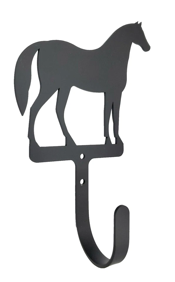 Casaco de cavalo toalha gancho fazenda equestre celeiro decoração ocidental grande - Imagem 3 de 4