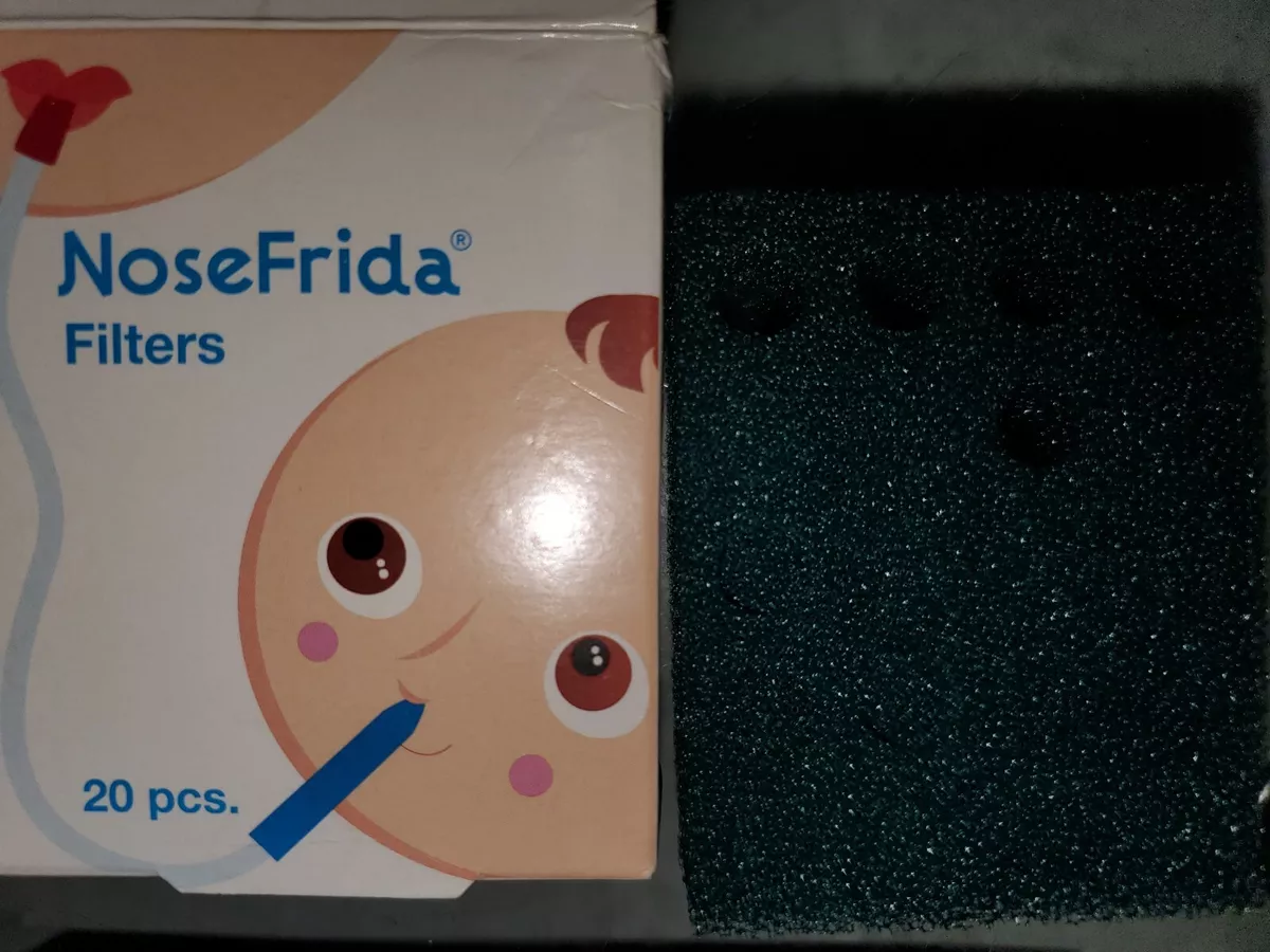 Frida Baby NoseFrida SnotSucker Nasal Aspirator for Baby, Baby Nose Sucker  with 24 Extra Hygiene Filters