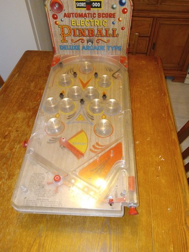 Retro Table Top Pin Ball Game | eBay