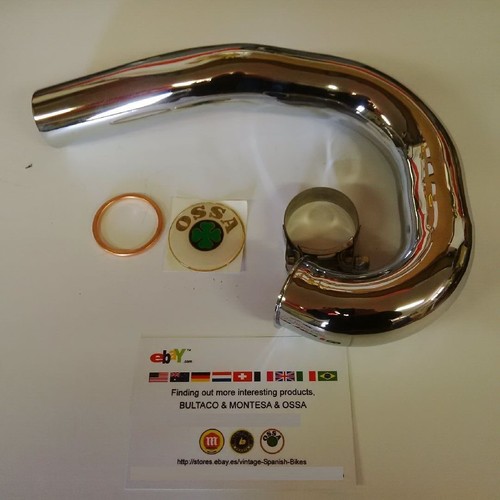 EXHAUST FRONT PIPE NEW OSSA EXPLORER 250 OSSA MICK ANDREWS EXHAUST PIPE 250 NEW - Picture 6 of 6
