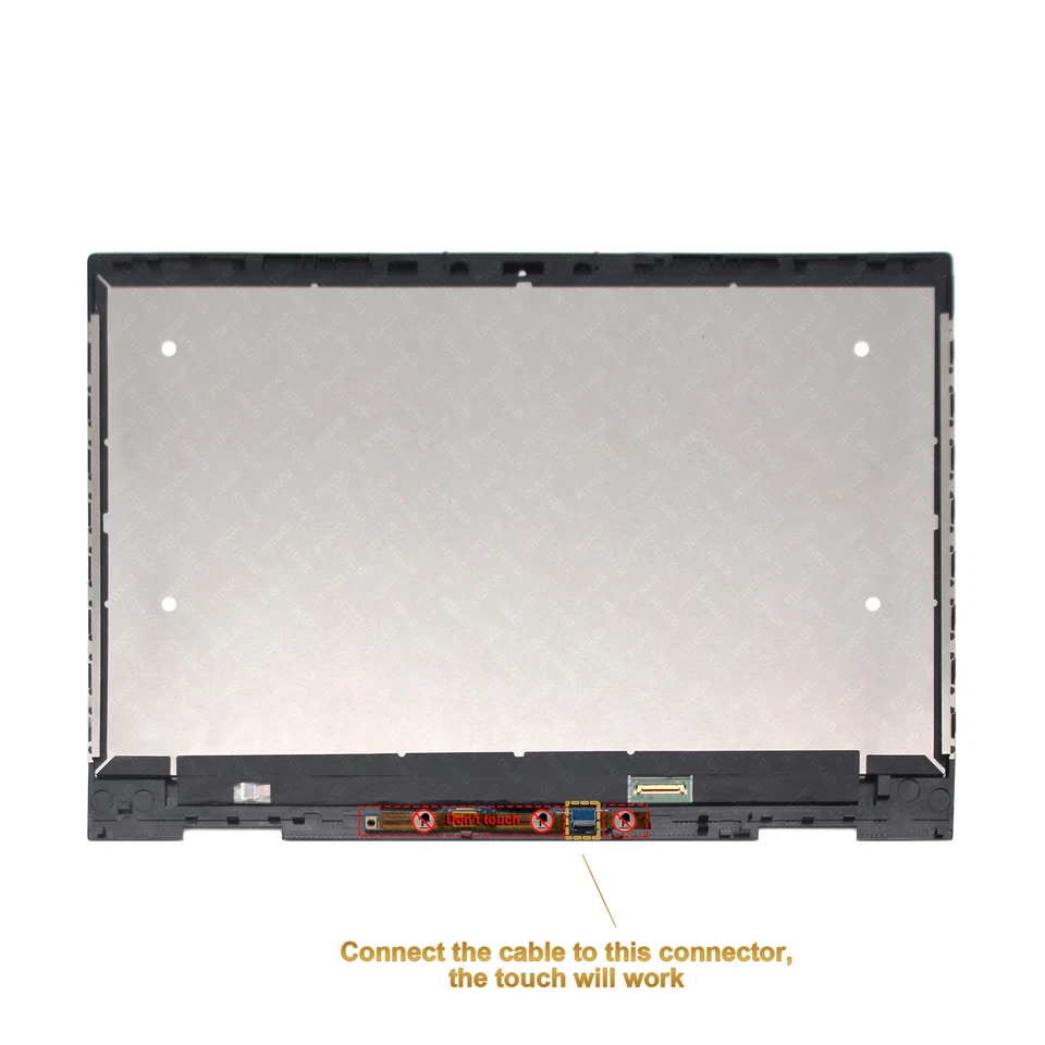 Conjunto de digitalizador de pantalla táctil LCD FHD IPS de 15,6"" para HP ENVY x360 15-CN0001TX Foto 3 de 4