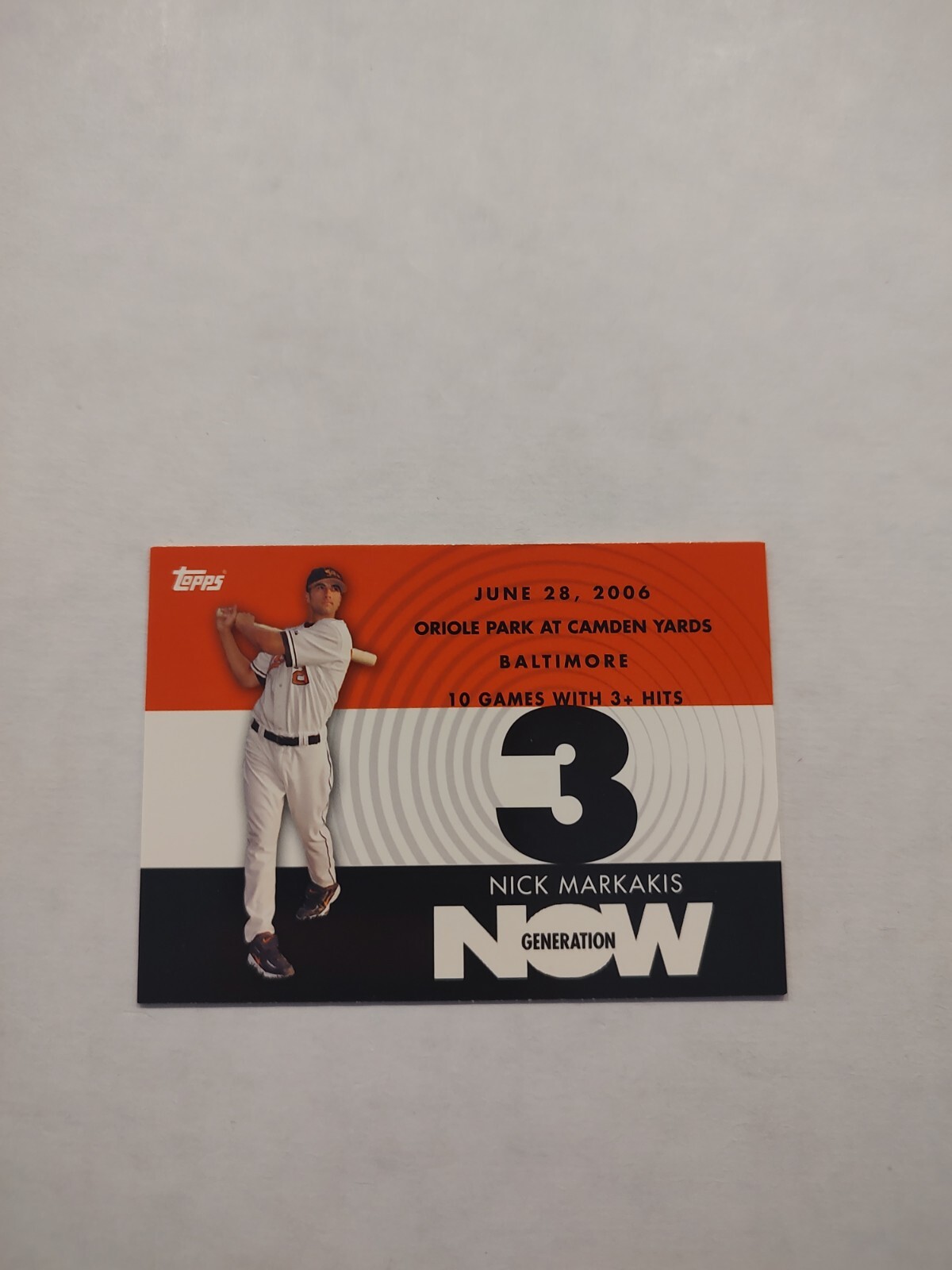 2007 Topps - Generation Now #GN352 Nick Markakis (PWE)